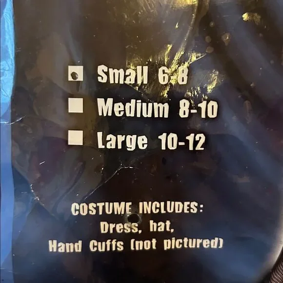 Spirit Halloween Sexy rookie Costume Size Small - Picture 2 of 3